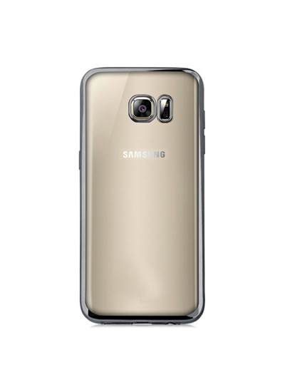 FitCase Laser Color Samsung S7 EDGE (G935) Silikon Kılıf Siyah