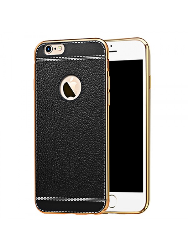 FitCase Laser Elegant iPhone 7-8 Silikon Arka Kapak Siyah…