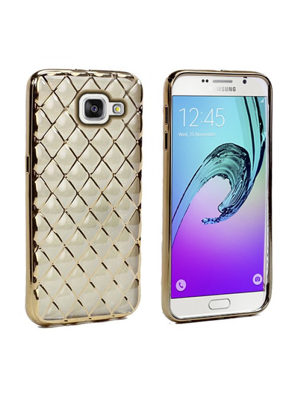 FitCase Laser Galaxy A7 2016 (A710) Baklava Desenli Gold…