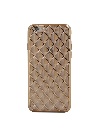 FitCase Laser iPhone 6 Plus / 6s Plus Baklava Desenli Gold