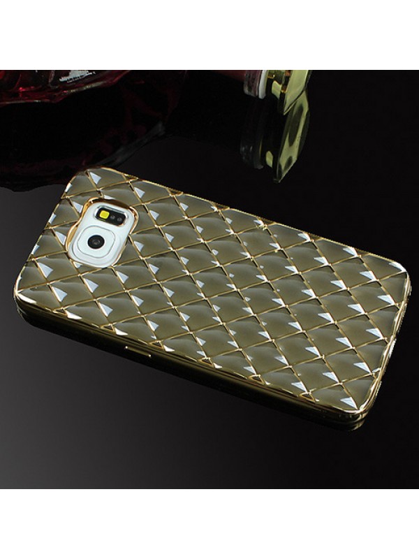 FitCase Laser Samsung S6 (G920) Baklava Desenli Gold - Siyah…