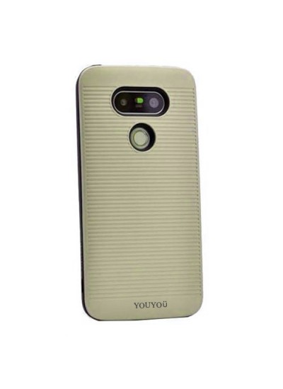 FitCase LG G5 H850 Kılıf YouYou Arka Kapak Gold