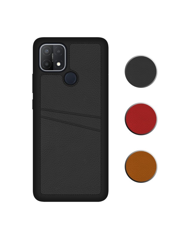 FitCase Oppo A15 / A15s Kılıf Proda Deri Çift Kartlık Cepli Kapak…