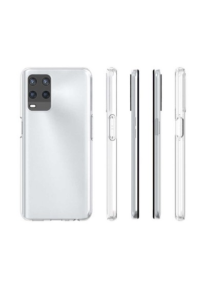 Oppo A54 Kılıf Kamera Korumalı Silikon Şeffaf Arka Kapak