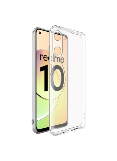 Realme 10 4G Kılıf Kamera Korumalı Silikon Şeffaf Arka Kapak