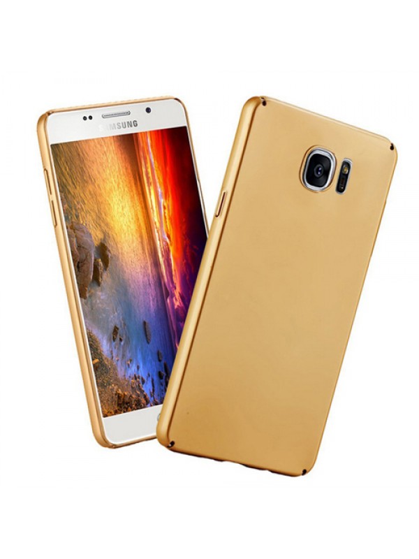 FitCase Rubber Samsung Galaxy S7 EDGE (G935) Kılıf Sert Arka Kapak Gold…