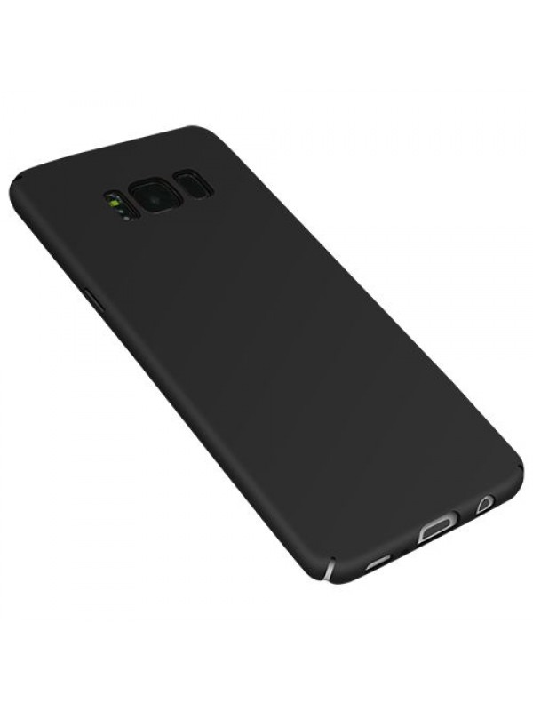 FitCase Rubber Samsung Galaxy S8 Kılıf Sert Arka Kapak Siyah…