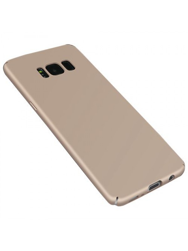 FitCase Rubber Samsung Galaxy S8 Plus Kılıf Sert Arka Kapak Gold…