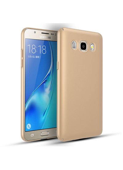 FitCase Rubber Samsung J5 2016 Arka Kapak Gold