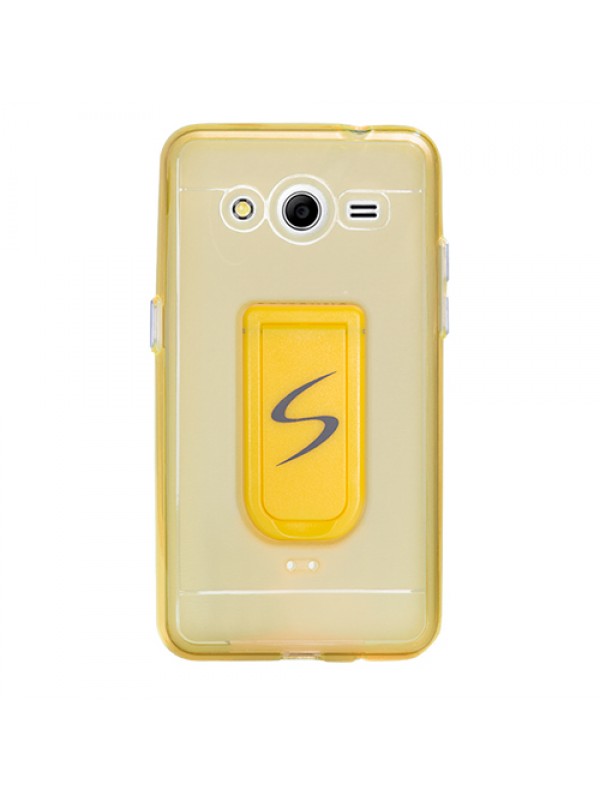 FitCase Samsung Core 2 G355 Standlı TPU Kılıf Gold…