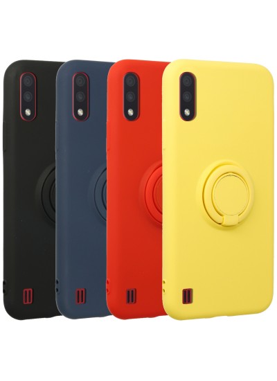 FitCase Samsung Galaxy A01 Kılıf Viktor Ring Arka Kapak