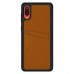 FitCase Samsung Galaxy A02 Kılıf Proda Deri Çift Kartlık Cepli Kapak