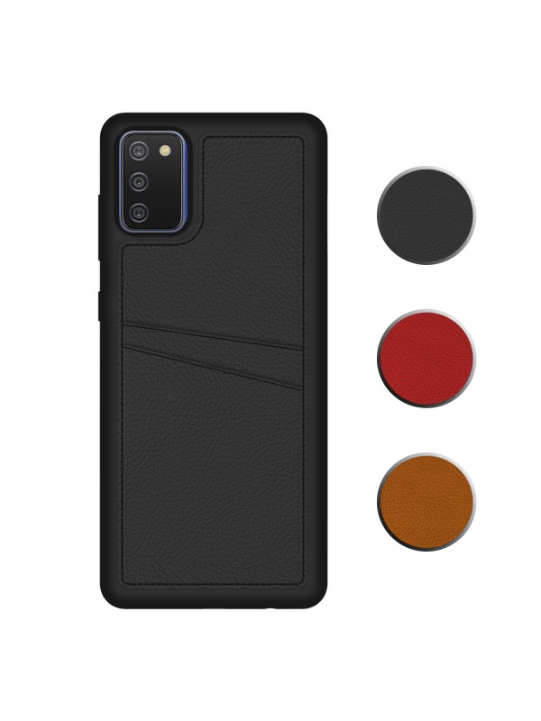 FitCase Samsung Galaxy A02s Kılıf Proda Deri Çift Kartlık Cepli Kapak…