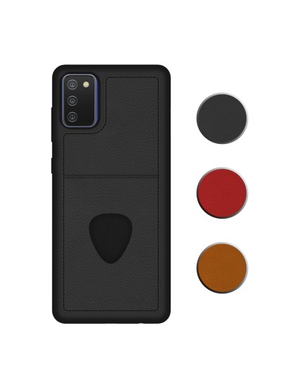 FitCase Samsung Galaxy A02s Kılıf Proda Deri Tek Kartlık Cepli Kapak