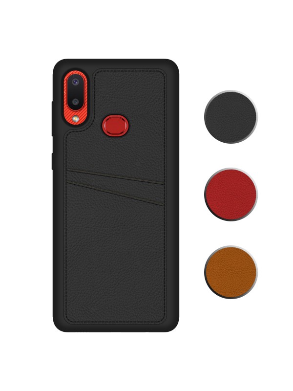 FitCase Samsung Galaxy A10s Kılıf Proda Deri Çift Kartlık Cepli Kapak…