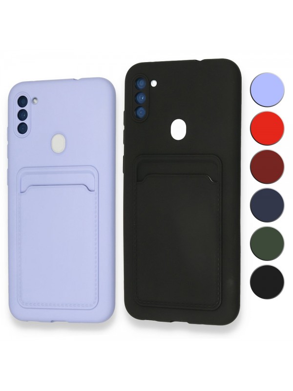 FitCase Samsung Galaxy A11 Cardy Soft Kartlık Cepli Silikon Kapak…