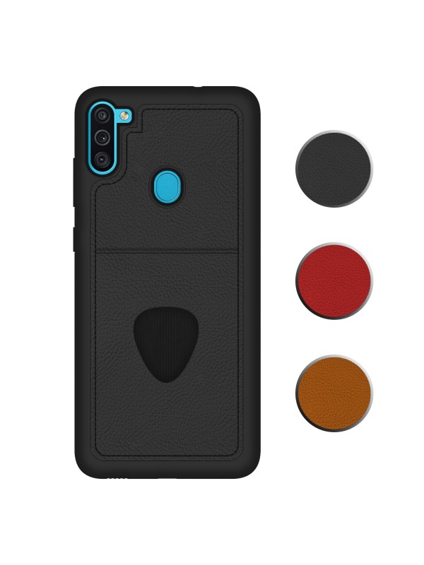 FitCase Samsung Galaxy A11 / M11 Kılıf Proda Deri Tek Kartlık Cepli Kap…