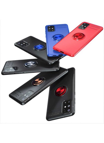 FitCase Samsung Galaxy A31 (A315) Kılıf Auto Focus Ring Arka Kapak