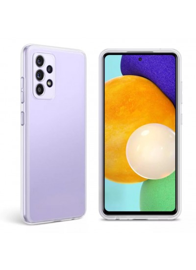 Samsung Galaxy A52 Kılıf Kamera Korumalı Silikon Şeffaf Kapak