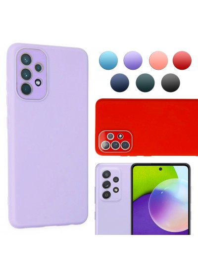 FitCase Samsung Galaxy A53 5G Glass Kamera Korumalı Lansman Silikon Kapak