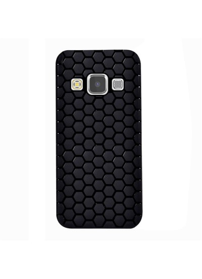 FitCase Samsung Galaxy A7 (A700) TPU Beehive Serisi Arka Kapak Siyah