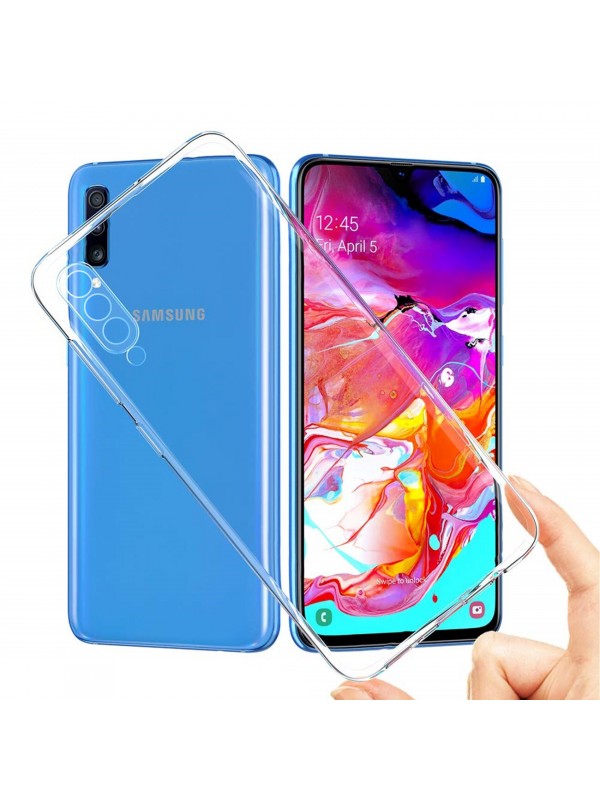 Samsung Galaxy A70 (A705) Kılıf Kamera Korumalı Silikon Şeffaf Kapak…