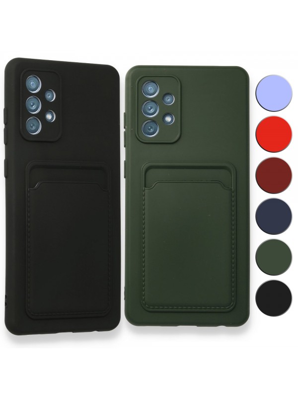 FitCase Samsung Galaxy A72 Cardy Soft Kartlık Cepli Silikon Kapak…