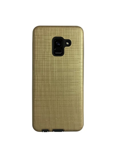 FitCase Samsung Galaxy A8 2018 (A530) Kılıf New YouYou Arka Kapak Gold