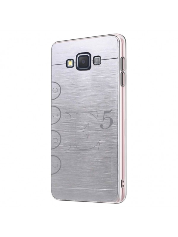 FitCase Samsung Galaxy E5 (E500) Metal TPU Arka Kapak Gri…