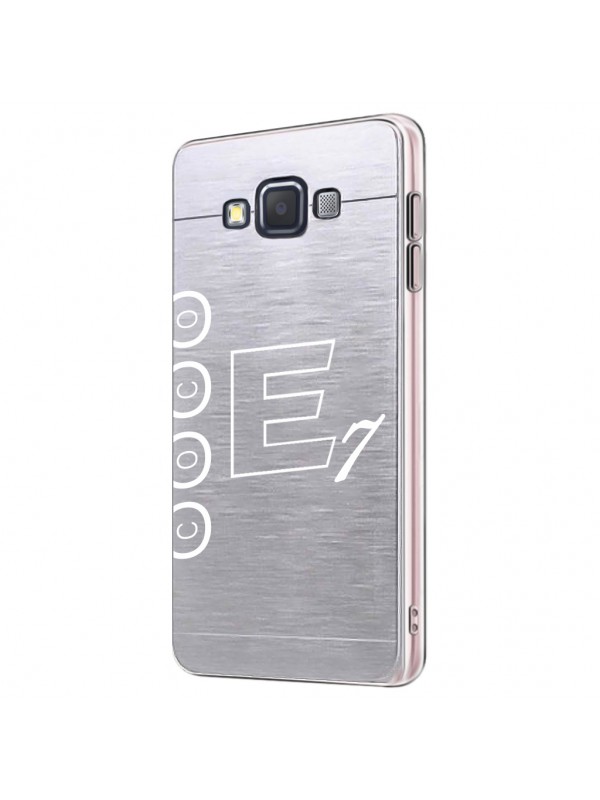 FitCase Samsung Galaxy E7 (E700) Metal TPU Arka Kapak Füme…