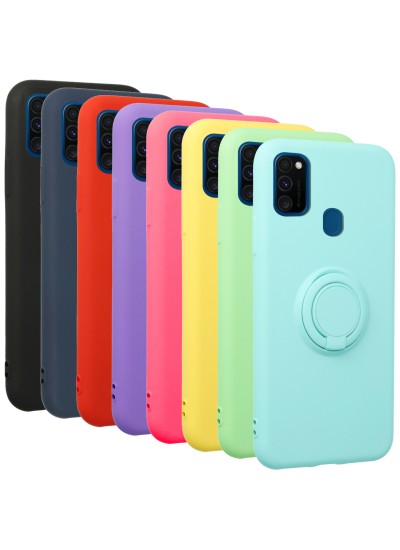 FitCase Samsung Galaxy M30s (M307) Kılıf Viktor Ring Arka Kapak
