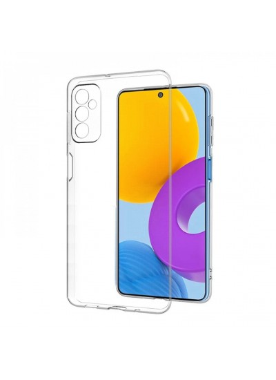 Samsung Galaxy M52 5G Kılıf Kamera Korumalı Silikon Şeffaf Kapak
