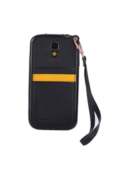 FitCase Samsung Galaxy S4 (I9500) BADI Kartlıklı Arka Kapak Siyah