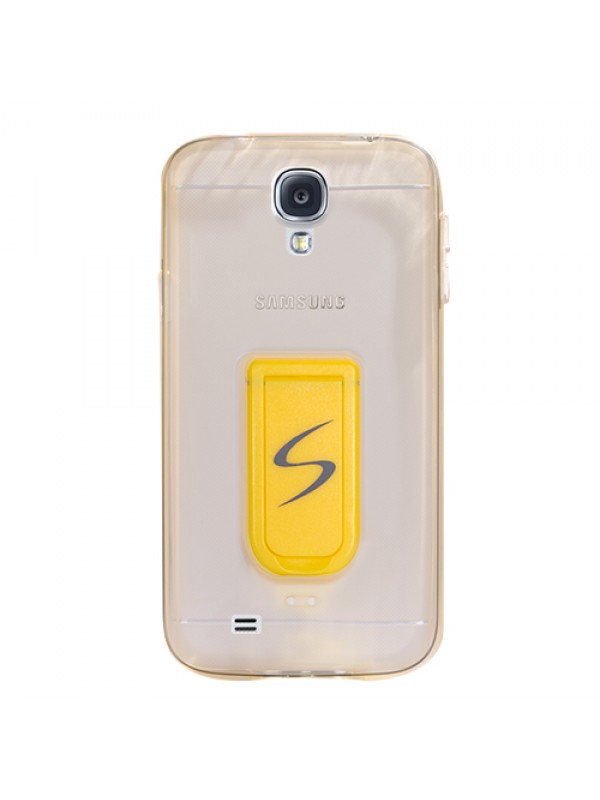 Fitcase Samsung Galaxy S4 (I9500) Standlı TPU Kılıf Gold…