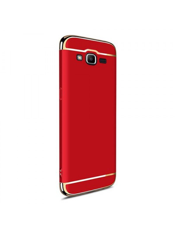 FitCase Samsung Grand Prime Plus (G532) Golden Frame Arka Kapak Kırmızı…