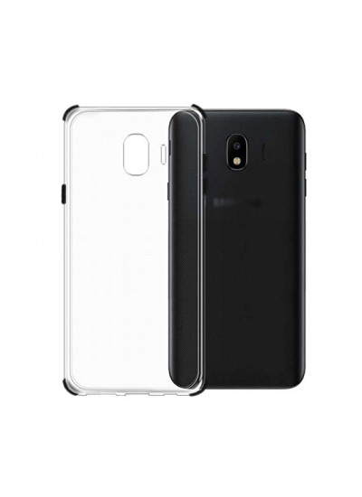 FitCase Samsung J2 Core Anti Shock Darbe Koruyucu Silikon Arka Kapak Siyah