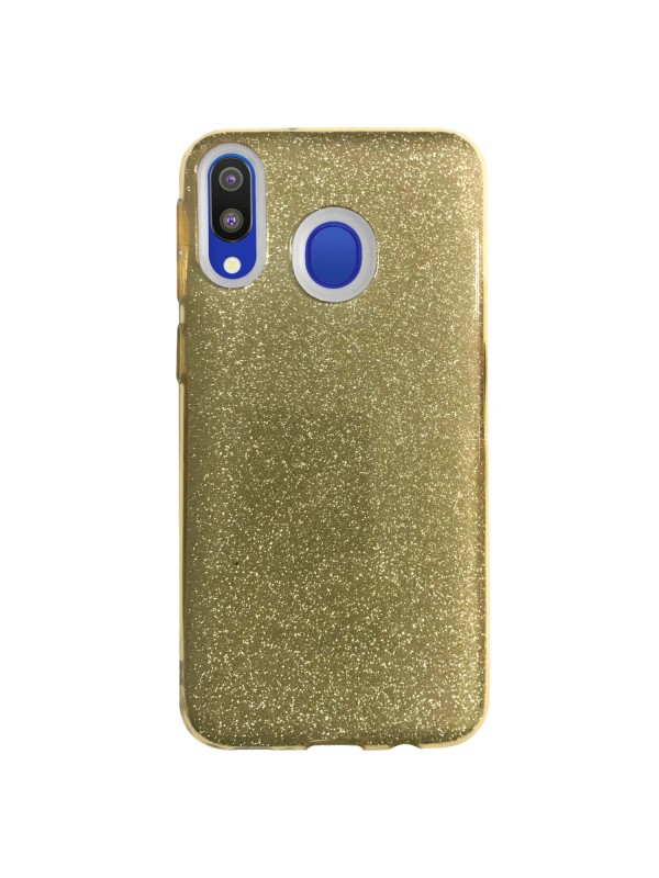 FitCase Samsung M20 (M205) 3in1 Simli Silikon Arka Kapak Gold…