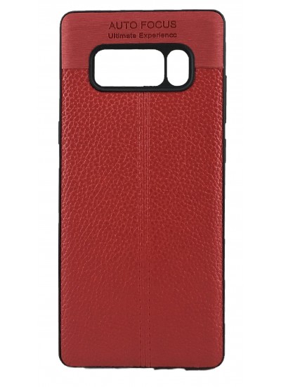 FitCase Samsung Note 8 (N950) Auto Focus Silikon Arka Kapak Kırmızı