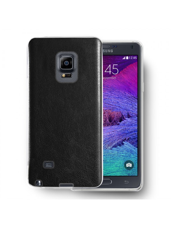 FitCase Samsung Note EDGE (N915) Kılıf Deri Dokulu Arka Kılıf Siyah…