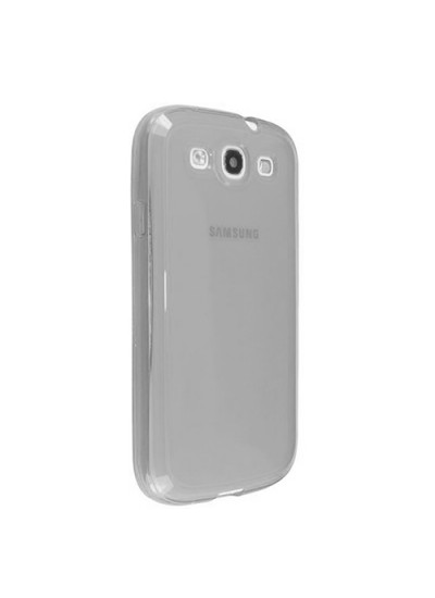 FitCase Samsung S3 (I9300) Çerçeveli Soft Silikon Beyaz