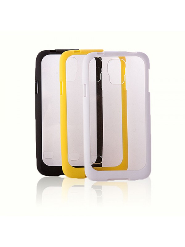 FitCase Samsung S5 (G900) Çerçeveli Soft Silikon Sarı…