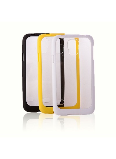 FitCase Samsung S5 (G900) Çerçeveli Soft Silikon Siyah