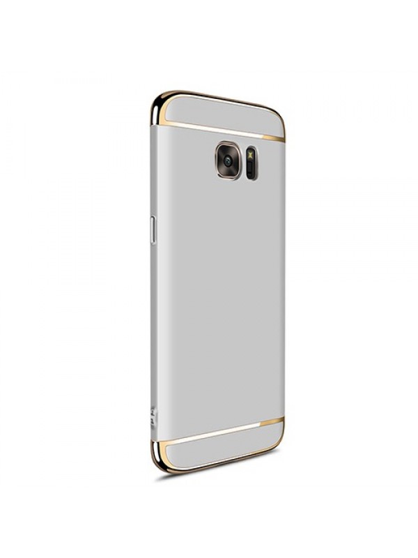 FitCase Samsung S7 EDGE (G935) Golden Frame Arka Kapak Gri…