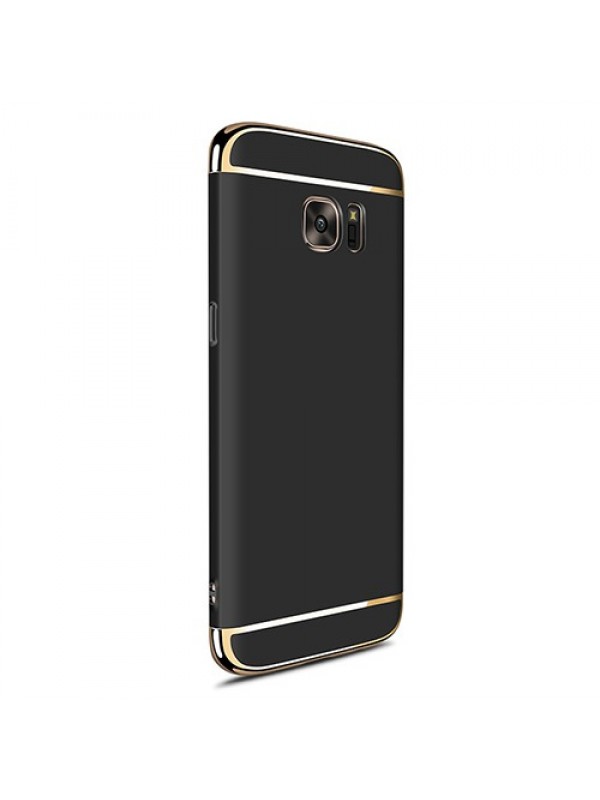 FitCase Samsung S7 EDGE (G935) Golden Frame Arka Kapak Siyah…