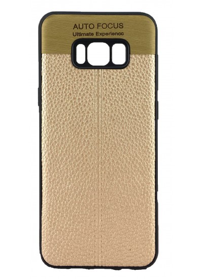 FitCase Samsung S8 Plus (G955) Auto Focus Silikon Arka Kapak Gold