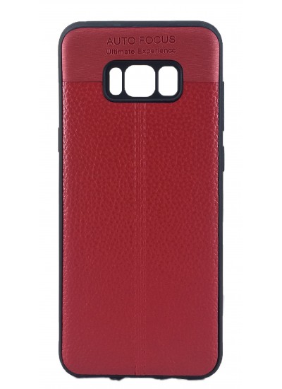 FitCase Samsung S8 Plus (G955) Auto Focus Silikon Arka Kapak Kırmızı