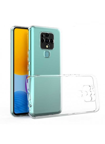 Tecno Camon 16 Kılıf Kamera Korumalı Silikon Şeffaf Arka Kapak