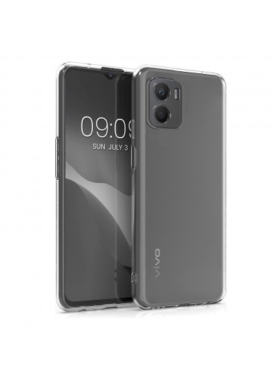 Vivo Y15s Kılıf Kamera Korumalı Silikon Şeffaf Arka Kapak