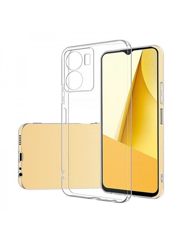 Vivo Y16 Kılıf Kamera Korumalı Silikon Şeffaf Arka Kapak…