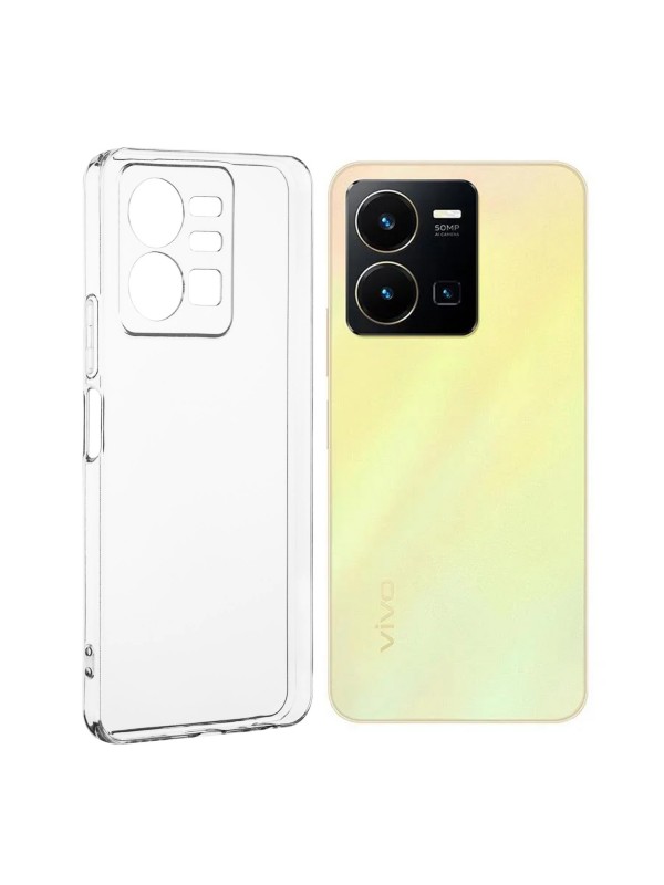 Vivo Y35 Kılıf Kamera Korumalı Silikon Şeffaf Arka Kapak…